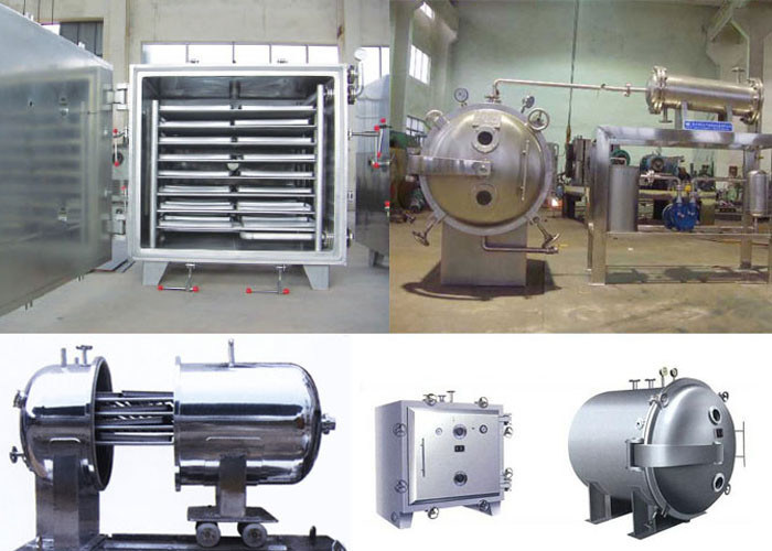 Custom Industrial Vacuum Dryer Drying Machine Steam / Hot Water Heating