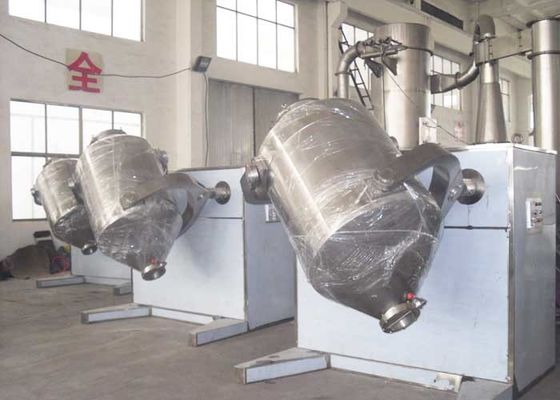 SS316L Pharmaceutical Powder Mixer Machine 3D Rotary Drum Structure