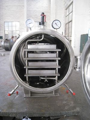 60kg/Batch Square Round Oven Vacuum Drying Machine , FZG Pharmaceutical  Vacuum Drying Equipment