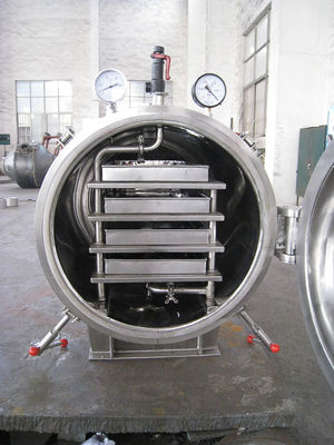 SUS316L 8 trays Industrial Vacuum Dryer Steam / Hot Water Heating