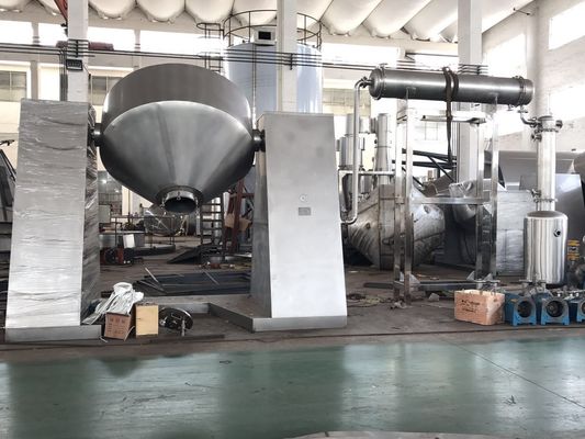 380V Rotary Vacuum Dryer , SUS316L Double Cone Vacuum Dryer