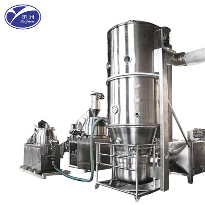 GFG Pharmaceutical 0.1-6mm Industrial Fluid Bed Dryers Granule Drying