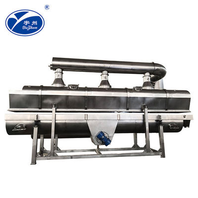 1.6kw Vibrating Salt 40C Industrial Fluid Bed Dryers Horizontal