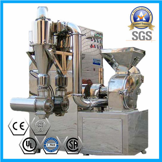 Herbal Medicine 316L Stainless Steel Grinding Machine With Bag Filter GMP