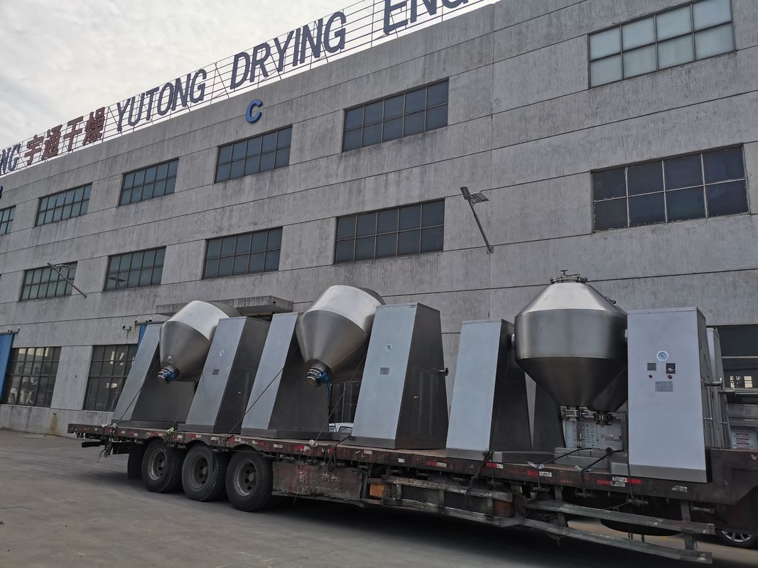 Revolving 5-10000kg/H Industrial Vacuum Dryer Harrow Type