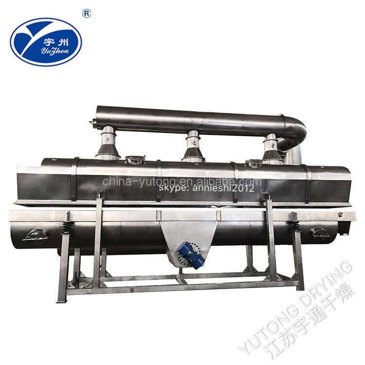 SUS304 Vibrating Industrial Fluid Bed Dryers Machine For Wet Beads Granules